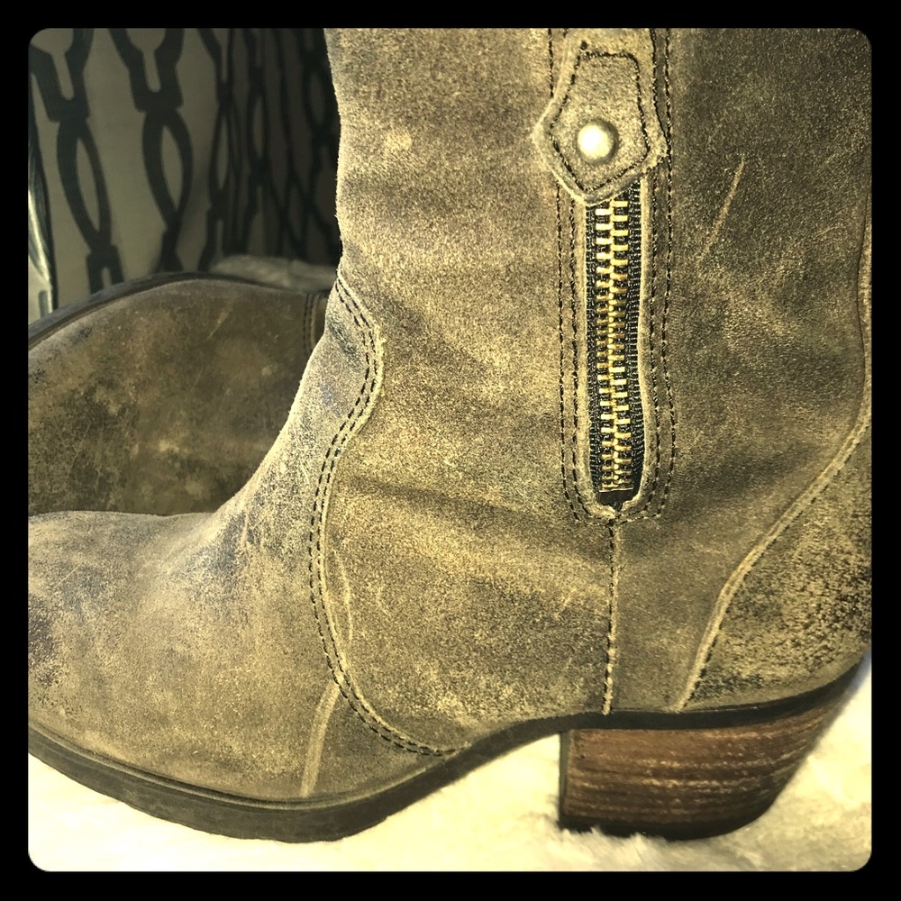 Born suede booties